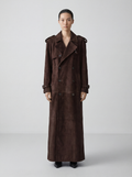 Milan Suede Trench Coat
