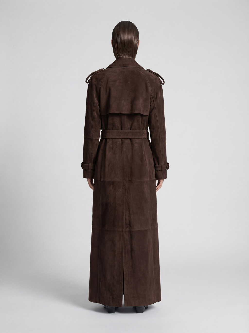 Milan Suede Trench Coat