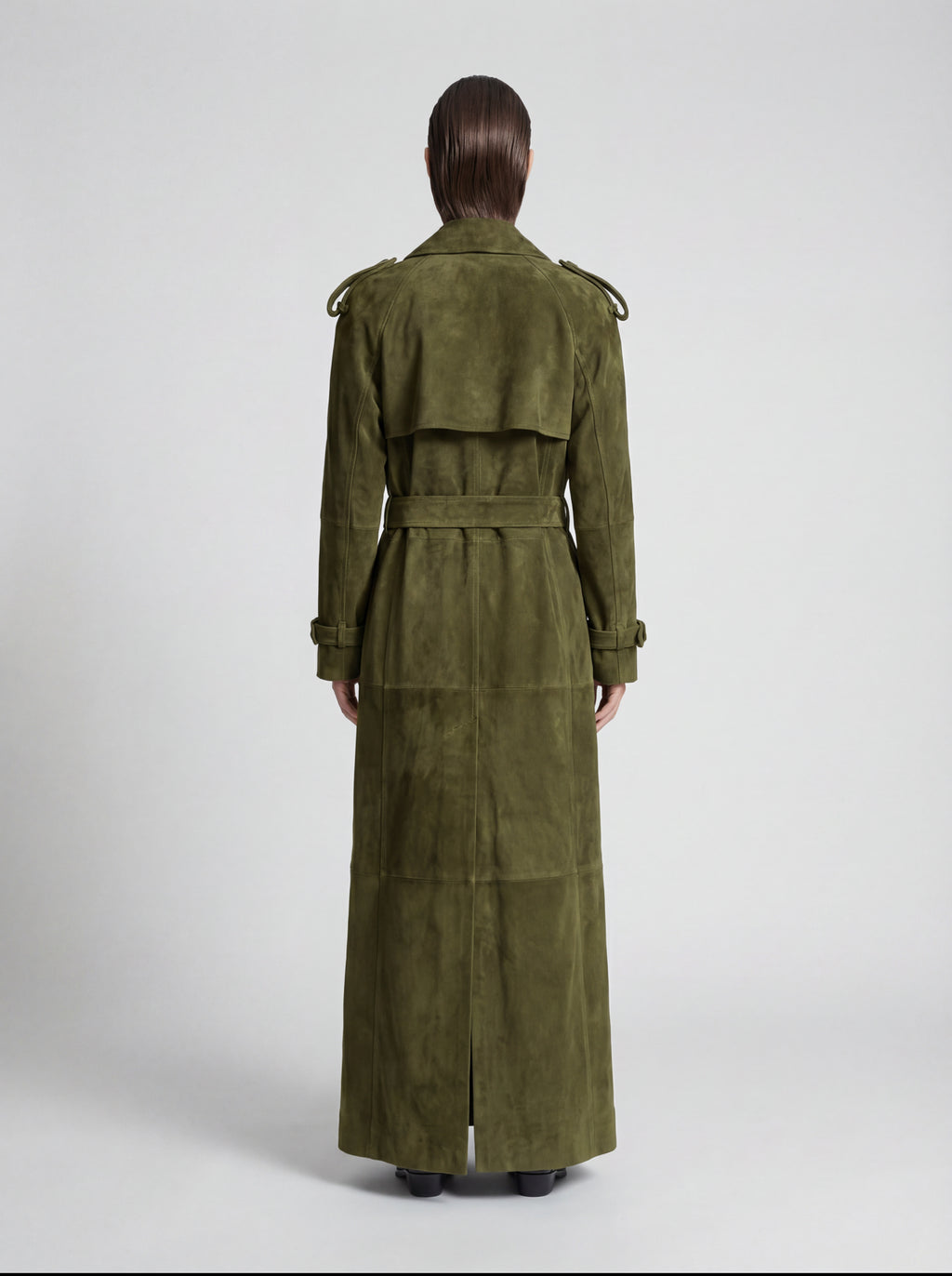 Milan Suede Trench Coat