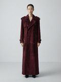 Milan Suede Trench Coat